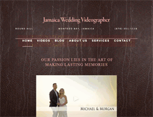 Tablet Screenshot of jamaicaweddingvideographer.com